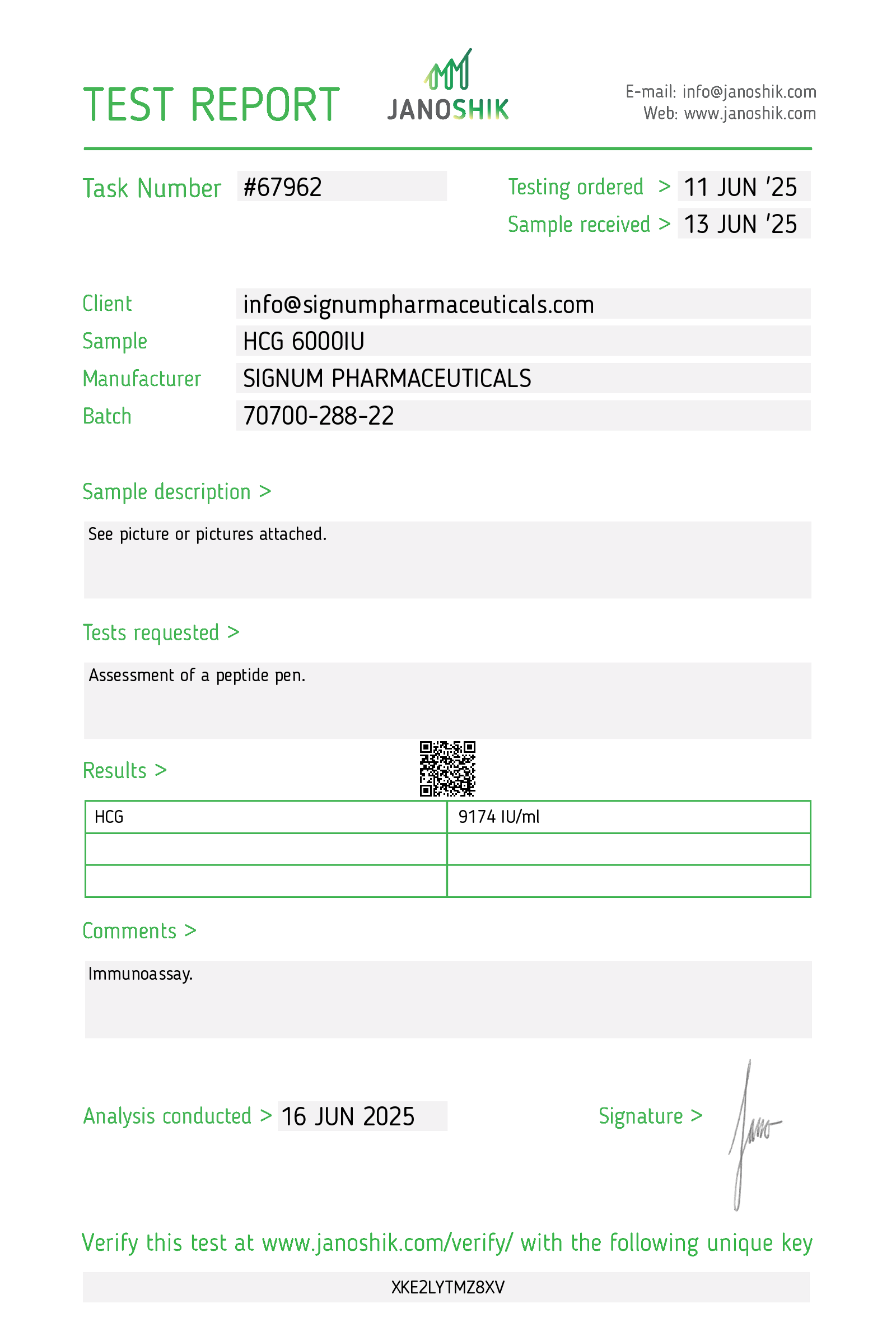 Test Report Trenbolonum